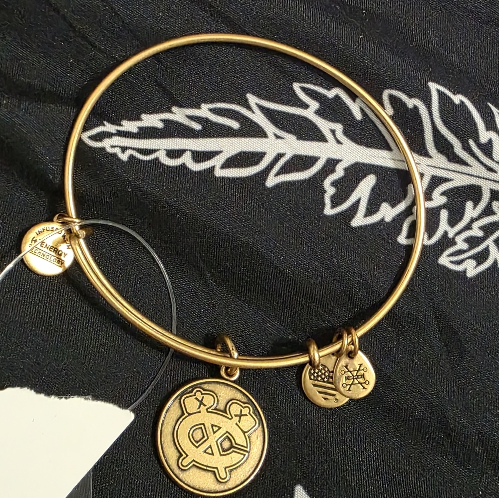 Alex And Ani Blackhawks Bracelet